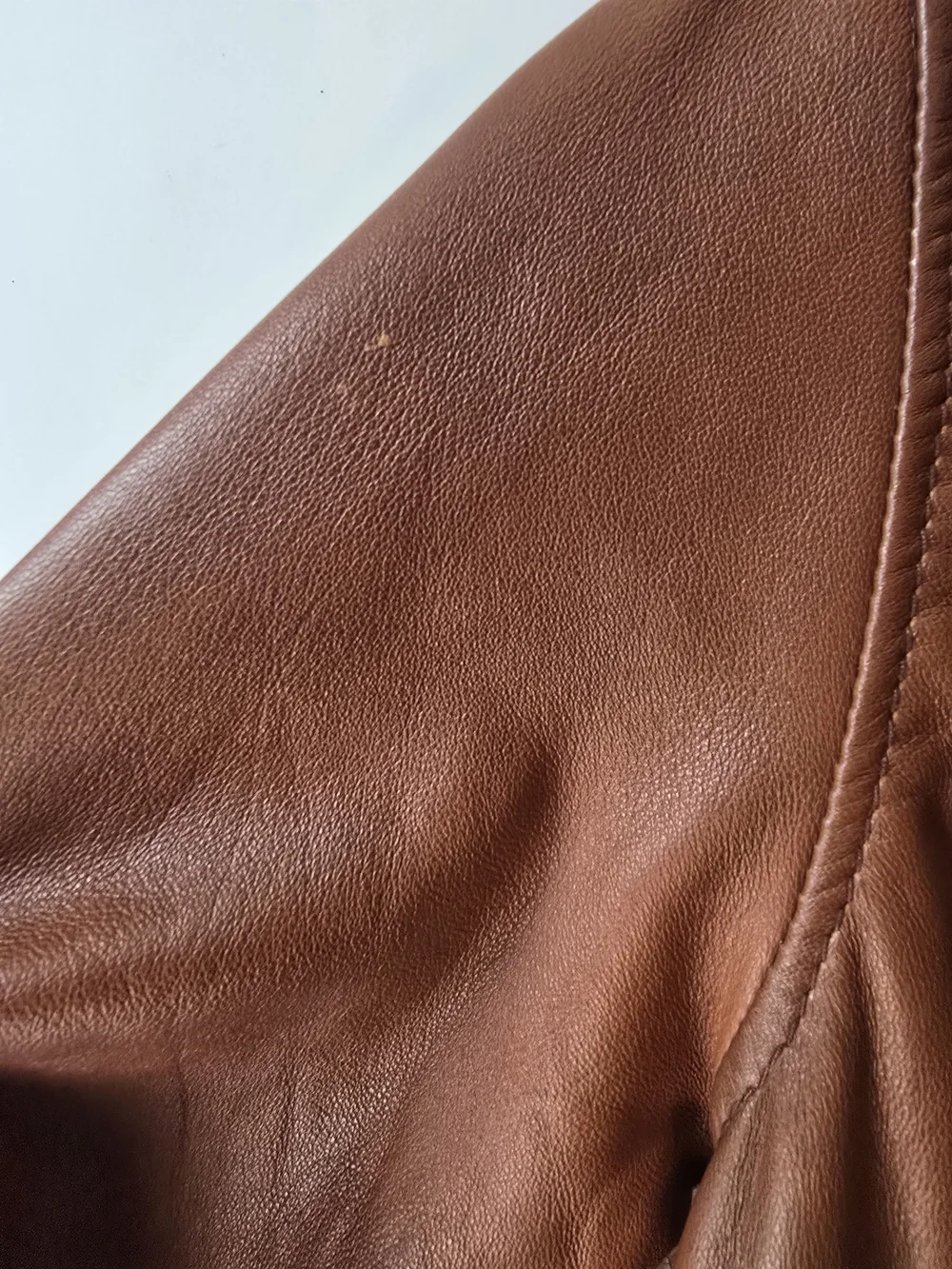 100% Leather The Territory Ahead Vintage Chestnut Zip Jacket Medium - Picture 5 of 8